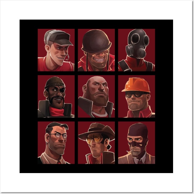 Team Fortress 2 Wall Art by Shapwac12